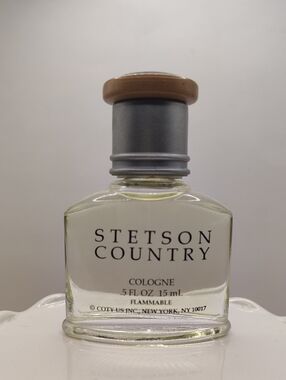 NEW MEN'S STETSON COUNTRY COLOGNE SPLASH .5 OZ TRAVEL SIZE VINTAGE
